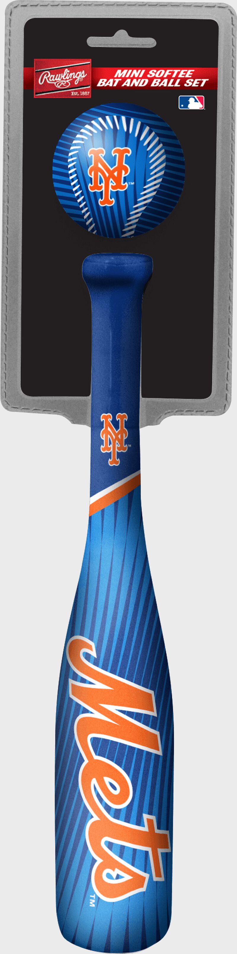 MLB New York Mets Slugger Softee Mini Bat and Ball Set