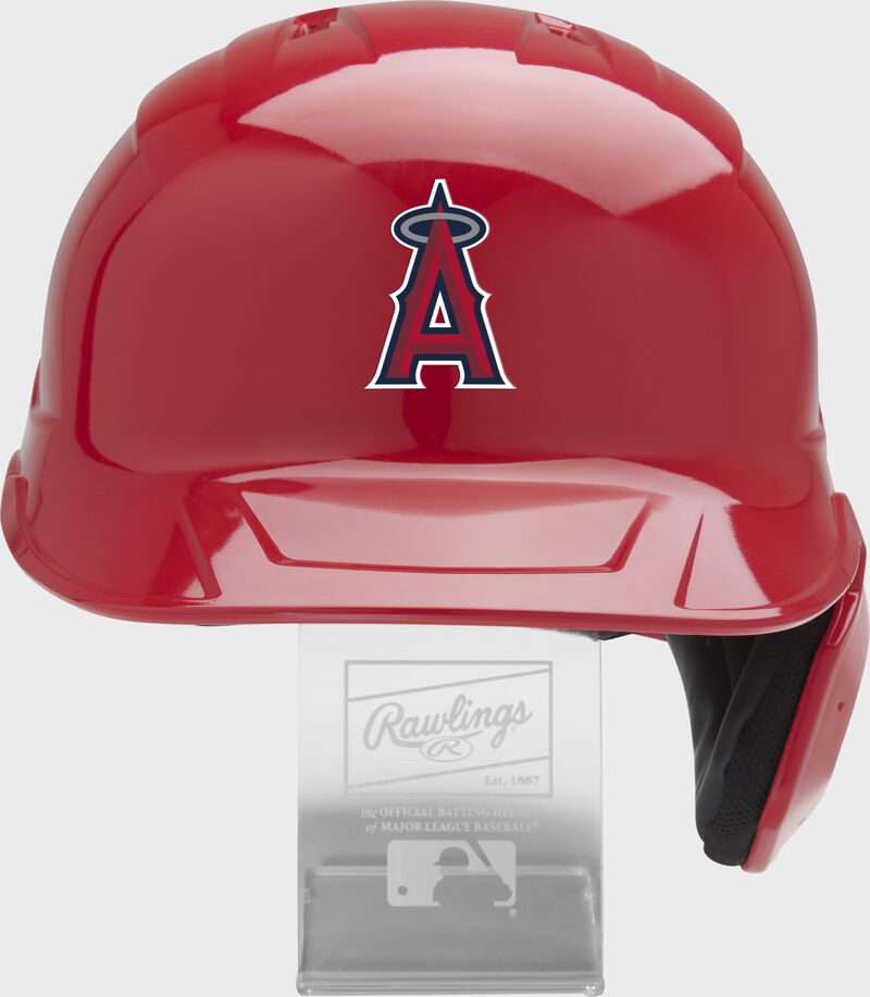 Front of a Las Angeles Angels replica helmet - SKU: MLBMR-LAA