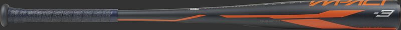 BBZI3 Rawlings Impact -3 BBCOR bat with a navy barrel and navy grip