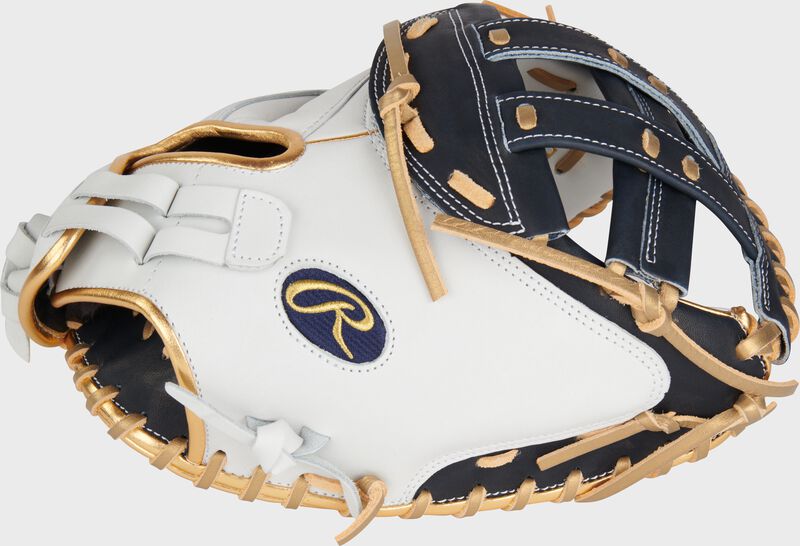 Liberty Advanced Color Series 34 in Catcher's Mitt, White/Navy, Right