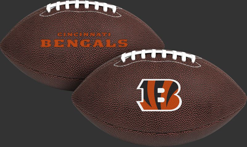 NFL Cincinnati Bengals Air-It-Out youth football with team logo and team name SKU #08041063121