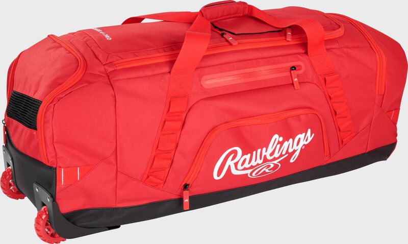 Yadi 2 Wheeled Equipment Bag, Scarlet