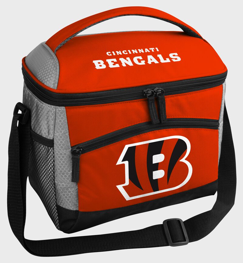 A Cincinnati Bengals 12 can soft sided cooler