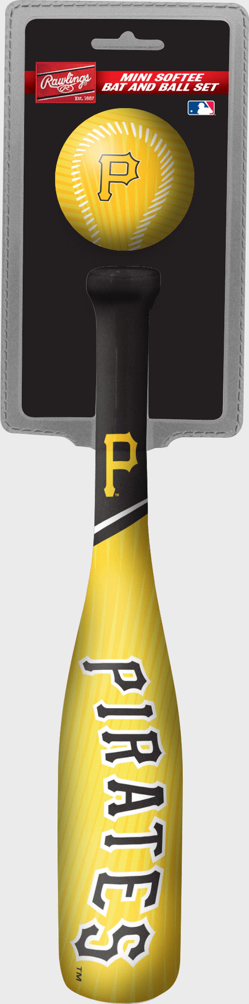 MLB Pittsburgh Pirates Slugger Softee Mini Bat and Ball Set