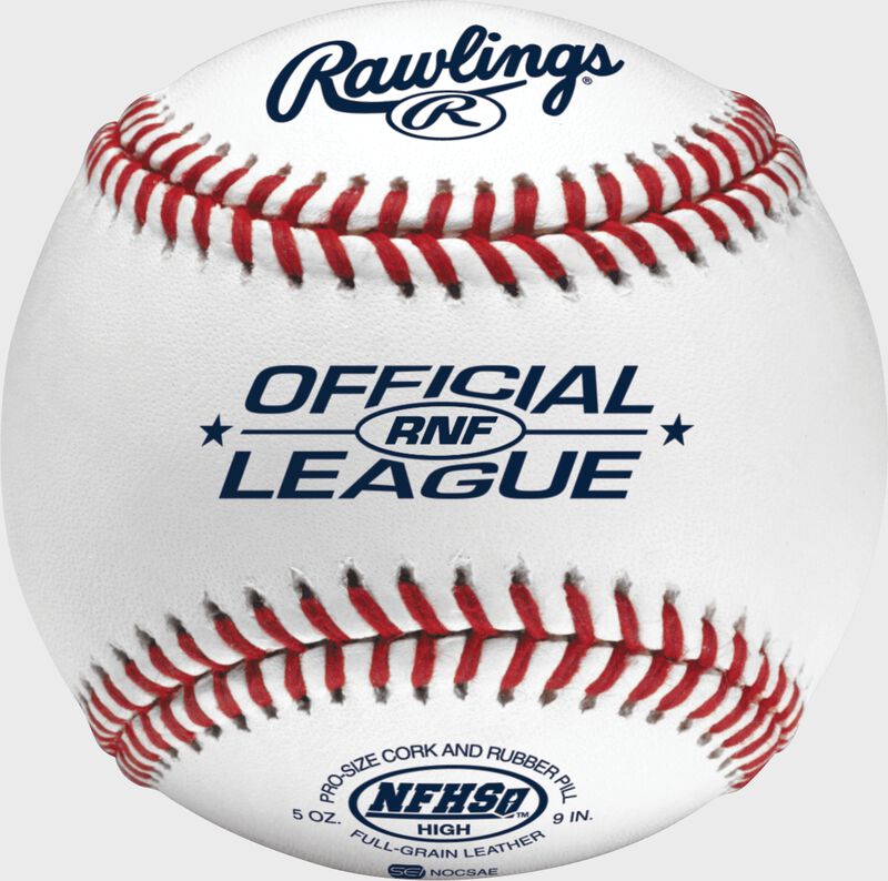 RNF NFHS official high school baseball with NFHS logo loading=