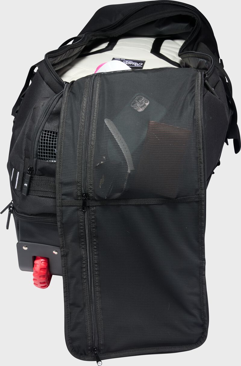 Rawlings YADI2 Luggage Wheeled Equipment Bag, Black
