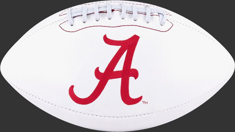 White NCAA Alabama Crimson Tide Signature Series Football With Team Logo SKU #05733066121