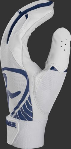 White thumb of a 5150 adult batting glove with navy accents - BR51BG-N