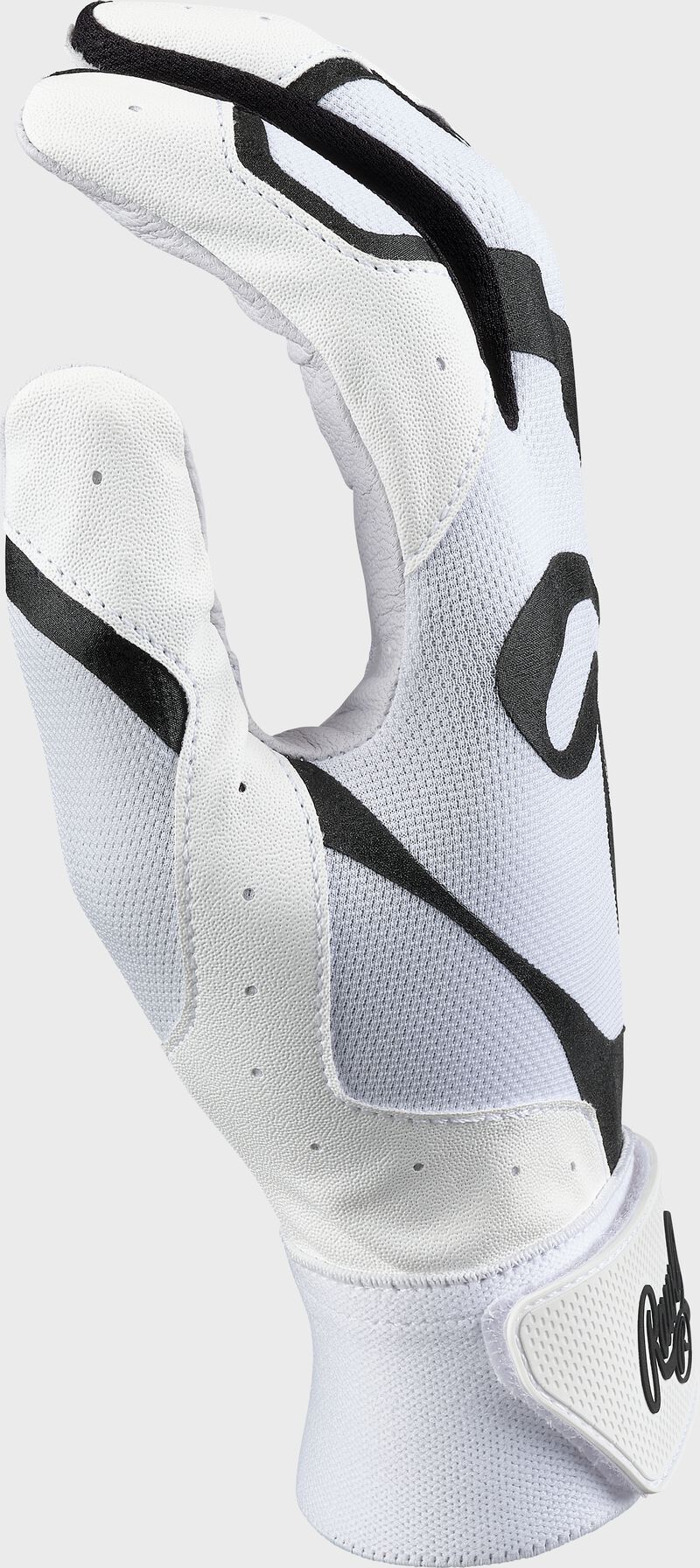 Thumb of a white/black 5150 II batting glove - SKU: 5150IIBG-WHBK