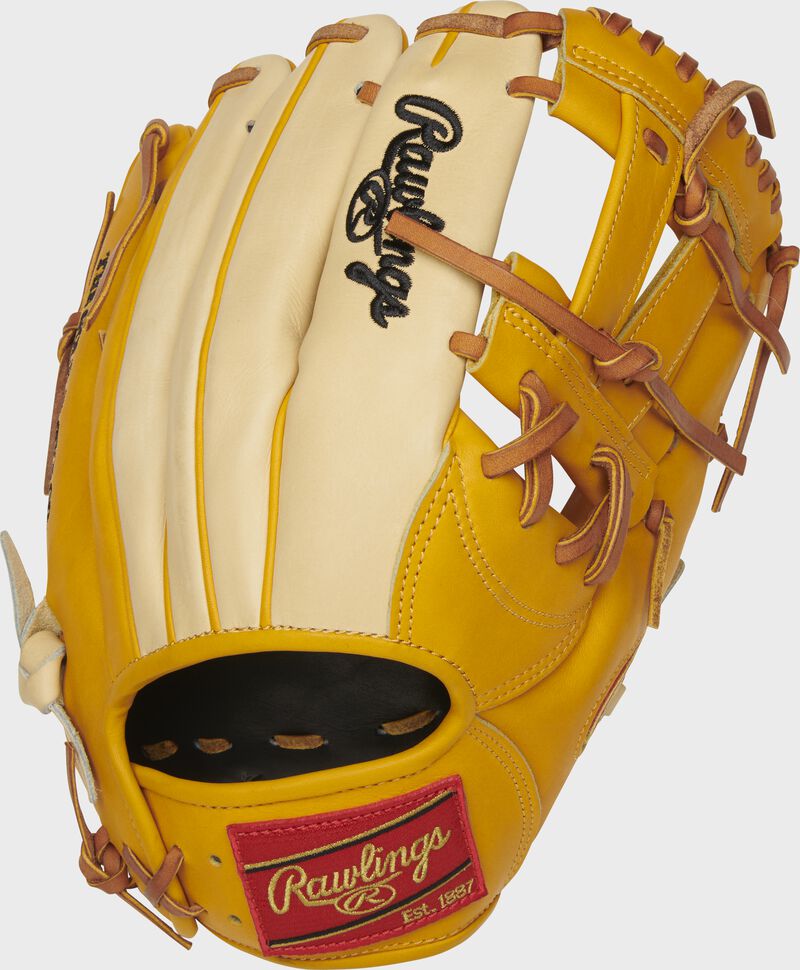 PRONP5-7GT 11.75-Inch Heart of the Hide V-web glove with a camel back