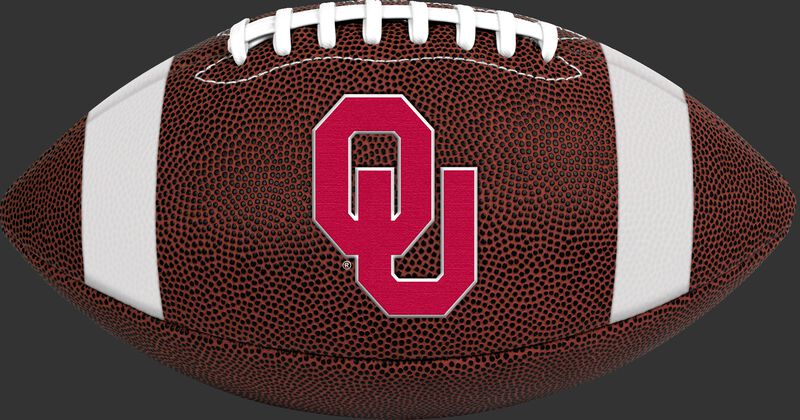 Brown NCAA Oklahoma Sooners Football With Team Logo SKU #04623045811