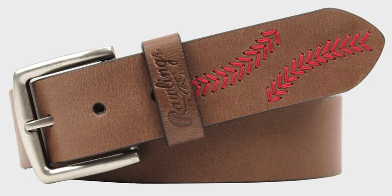 Mardras Leather Baseball Stitch Belt