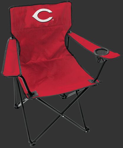 Front of Rawlings Red MLB Cincinnati Reds Gameday Elite Chair With Team Logo SKU #06110023111