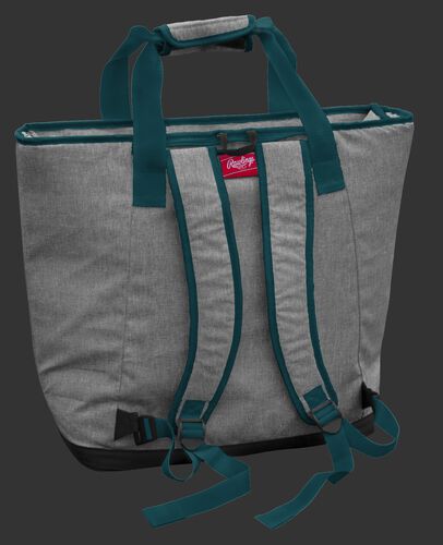 Back of a Philadelphia Eagles tote cooler with backpack straps - SKU: 10311080111