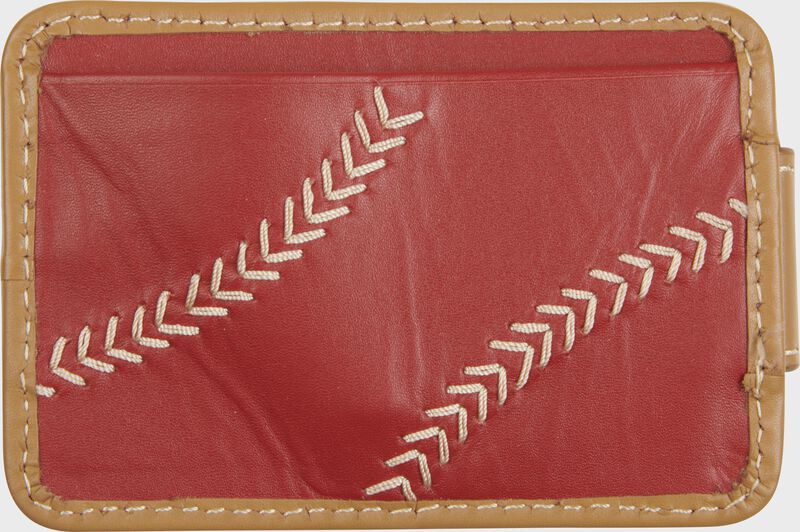Rawlings "Pop" Baseball Stitch Front Pocket Wallet
