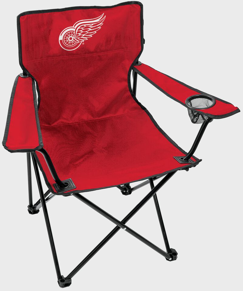Front of Rawlings Red NHL Detroit Red Wings Gameday Elite Chair With Team Logo SKU #00694116111