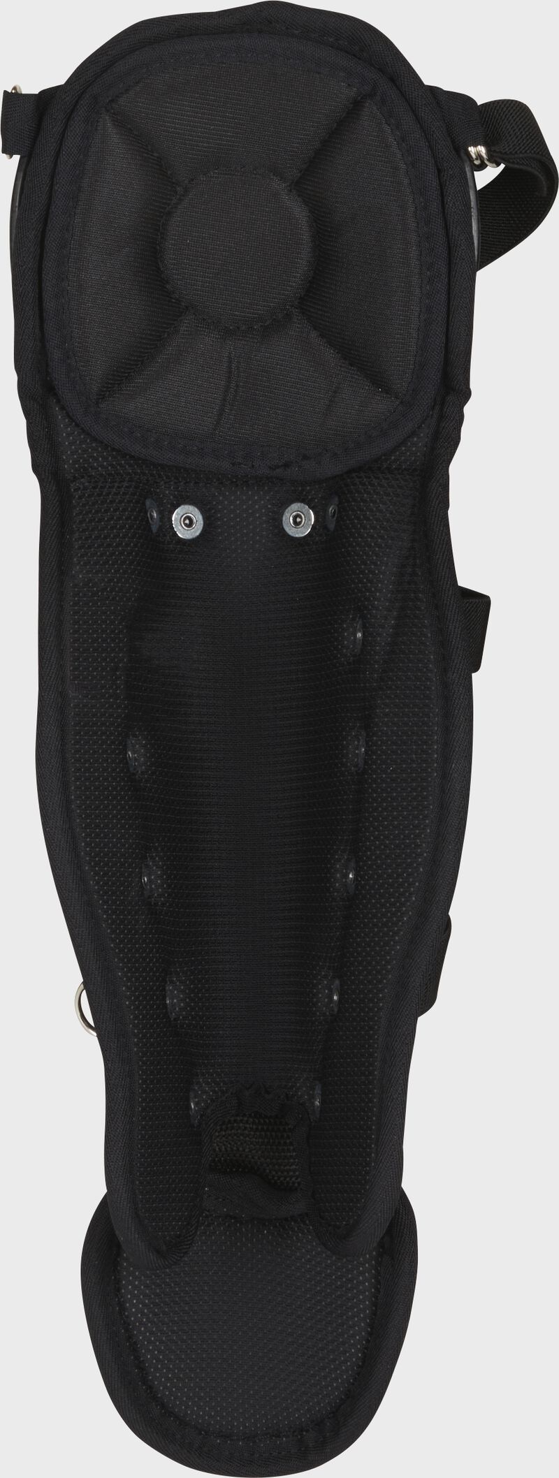 Back inside padding of a black youth Players Series leg guard