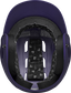 Inside view of Purple Rawlings Velo Matte Batting Helmet - SKU: R16M image number null