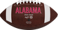 Brown NCAA Alabama Crimson Tide Game Time Football With Team Name SKU #04623066121 image number null