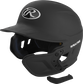 View of Mach EXT Batting Helmet Extension For Left-Handed Batter on helmet - SKU: MEXTL image number null