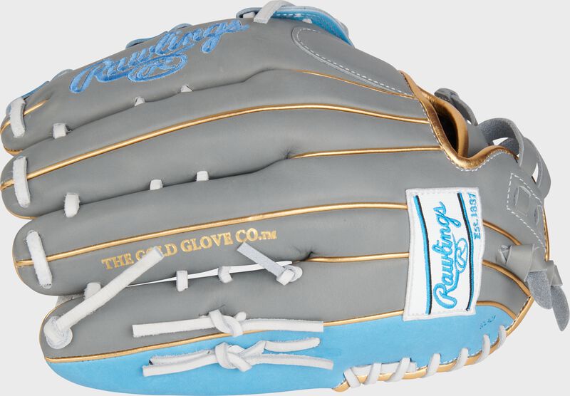 Liberty Advanced Color Series 12.75 in Outfield Glove, Gray/Columbia Blue, Left