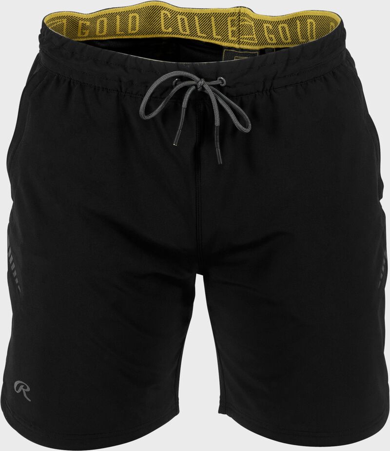 Rawlings Gold Collection Performance Shorts, Adult 2XL, Black