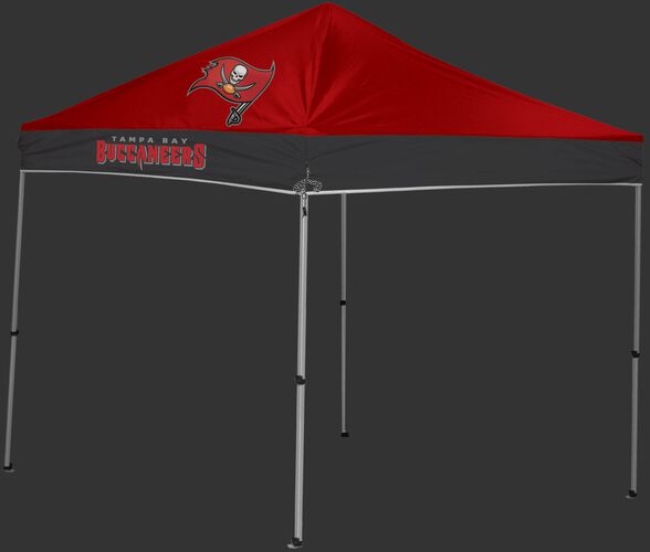 Rawlings Red and Grey NFL Tampa Bay Buccaneers 9x9 Canopy Shelter With Team Logo and Name SKU #03231086111