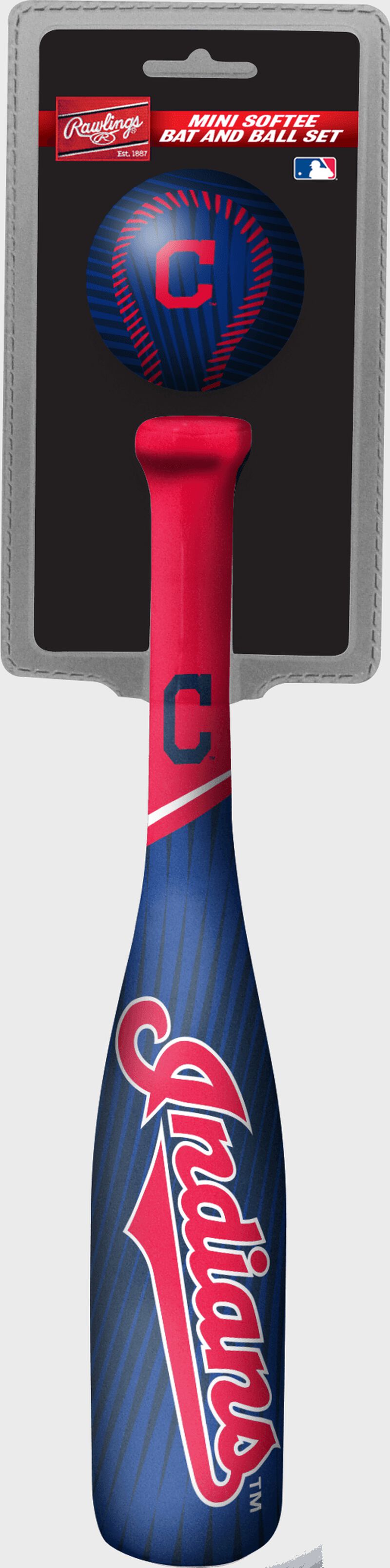 MLB Cleveland Indians Slugger Softee Mini Bat and Ball Set loading=