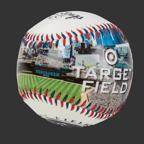Stadium picture of a Minnesota Twins stadium baseball