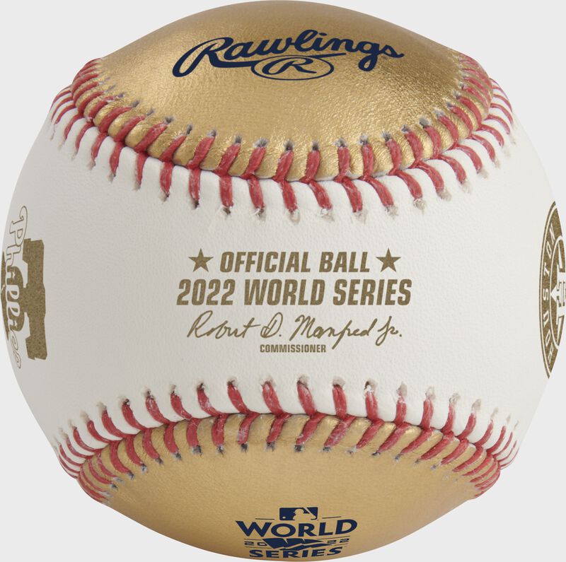MLB 2022 Gold World Series Dueling Baseball