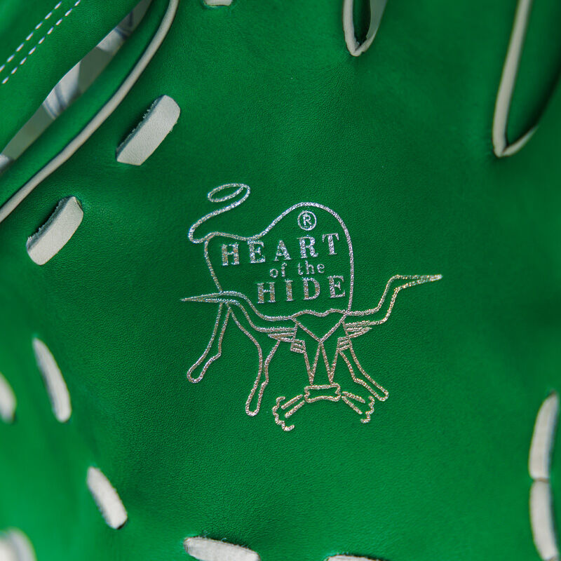 Exclusive Heart of the Hide 11.5-Inch Kelly Green Infield Glove, Right Hand Throw
