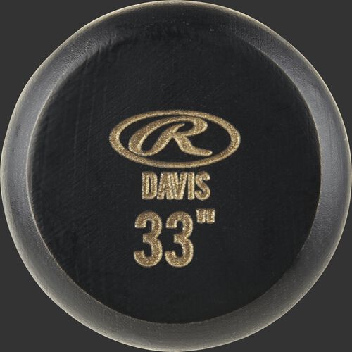 Black know of a KD2PL Rawlings Khris Davis pro label bat