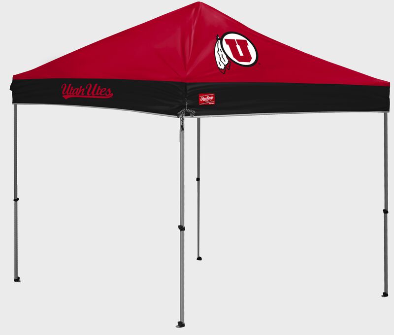 A Utah Utes 9'x9' straight leg canopy