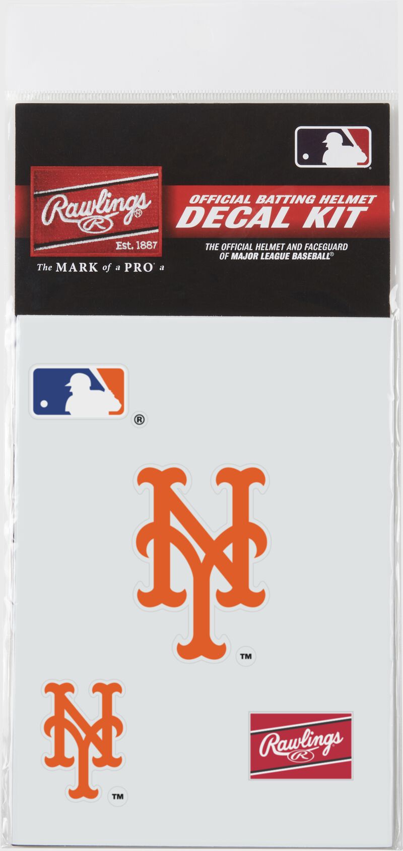 A New York Mets replica decal kit