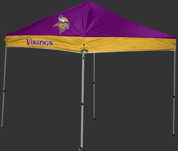 Rawlings Purple and Gold NFL Minnesota Vikings 9x9 Canopy Shelter With Team Logo and Name SKU #03231075111