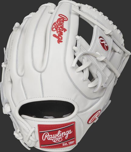 RLA715-2W 11.75-inch Liberty Advanced infield fastpitch glove with a white back and white double-welting