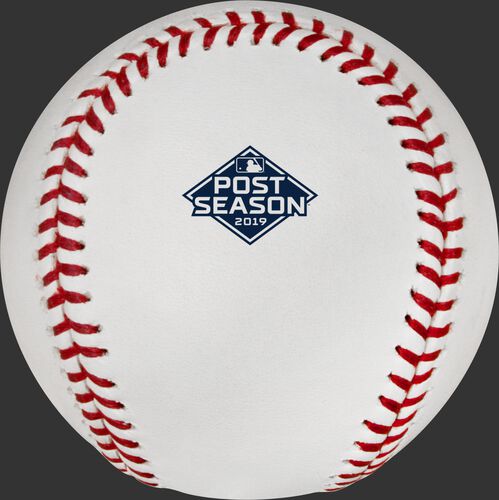 2019 Post Season logo on the ROMLBPS19 MLB Post Season ball