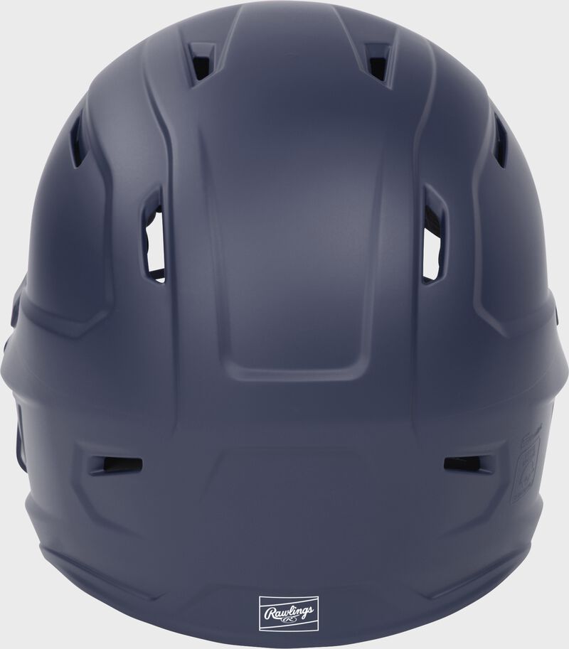 Rawlings Mach Hi-Viz Fastpitch Batting Helmet, Navy, Senior