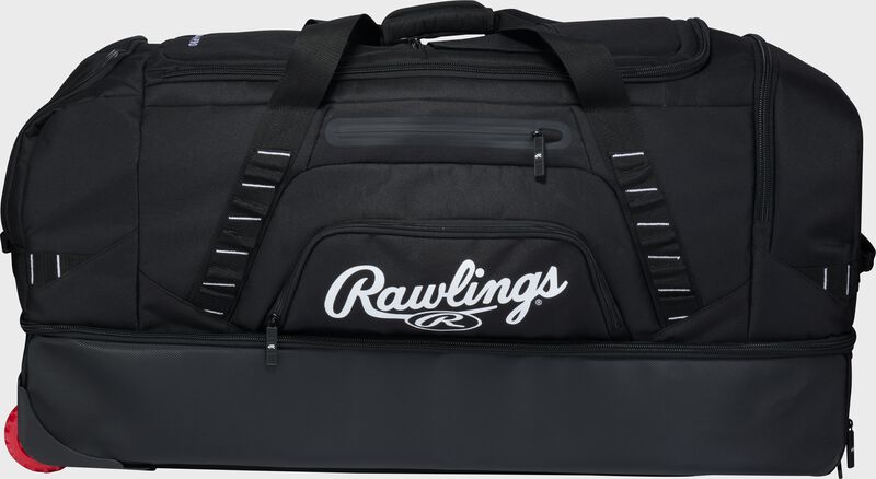 Rawlings YADI2 Luggage Wheeled Equipment Bag, Black