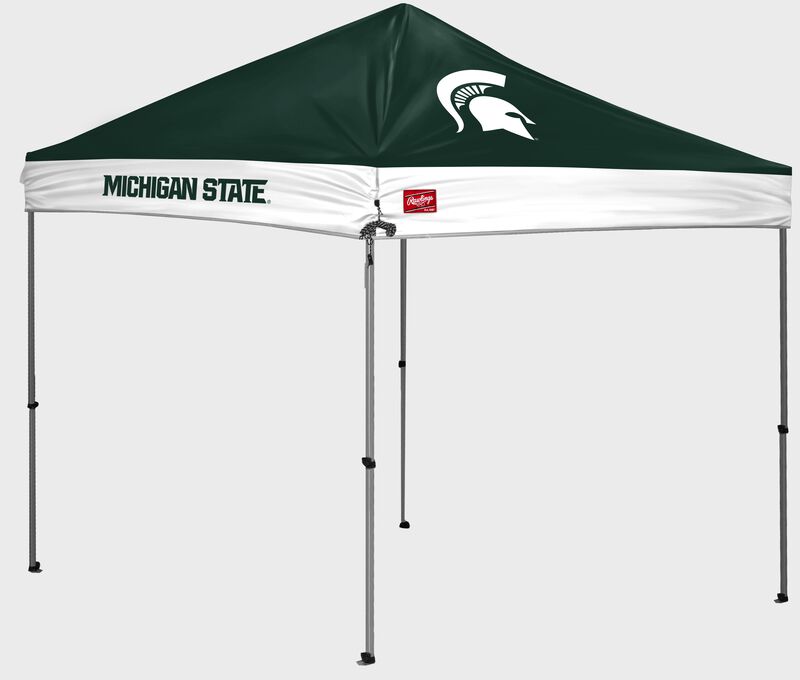 A Michigan State Spartans 9'x9' straight leg canopy