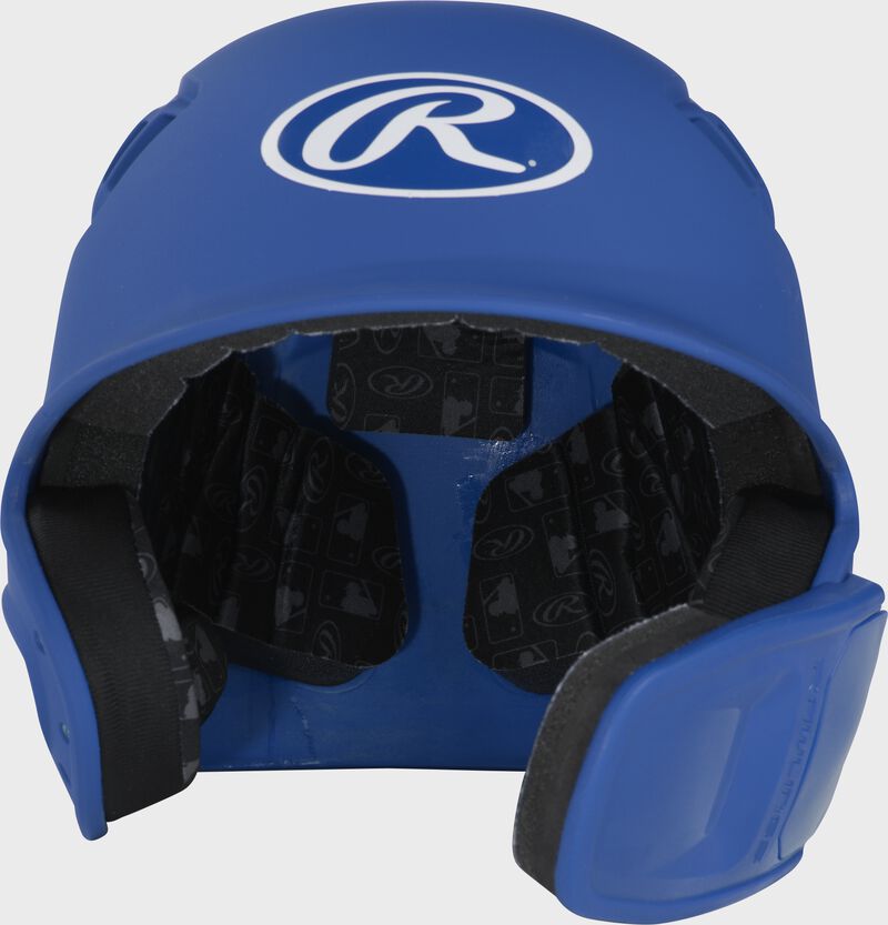 Front view of Royal R16 Reverse Matte Batting Helmet | Junior & Senior - SKU: R6R07