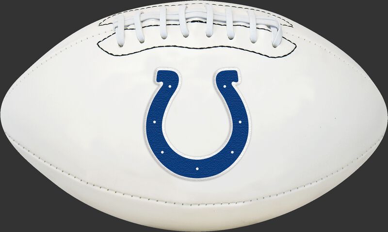White NFL Indianapolis Colts Football With Team Logo SKU #06541070811