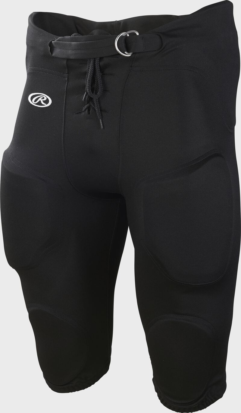 Black FPPI Adult Lightweight Polyester football pants