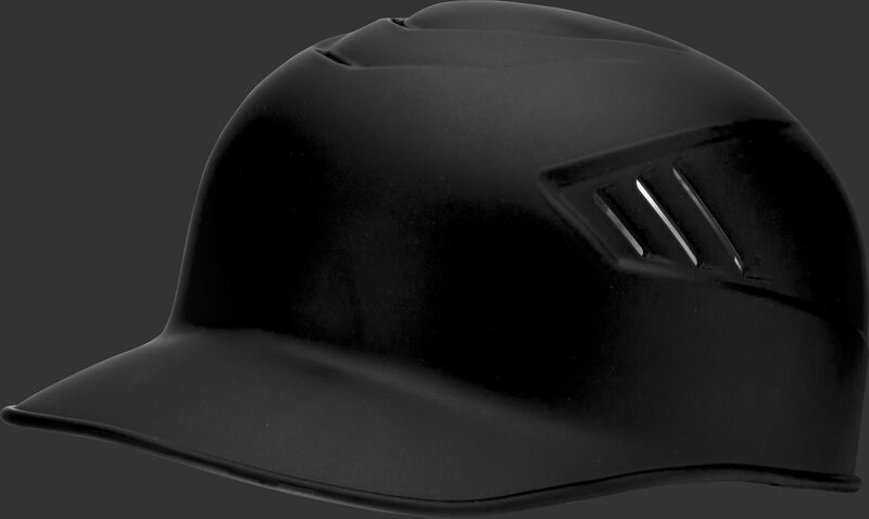 A matte black CFPBHM adult Coolflo base coach helmet