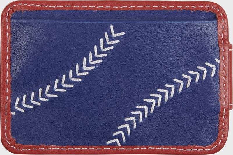 Rawlings "Pop" Baseball Stitch Front Pocket Wallet