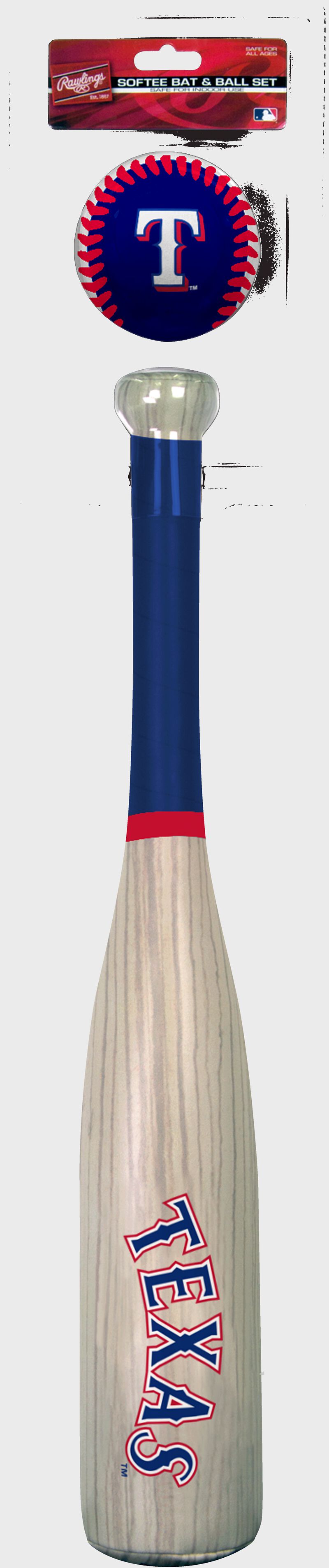 A Texas Rangers grand slam softee bat & ball set - SKU: 07380022111
