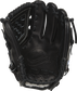 Black palm of a Rawlings Pro Preferred infield/pitcher's glove with black laces - SKU: RSGPRO1175-3KBPRO image number null