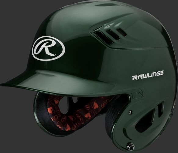 Velo Junior Batting Helmet Dark Green