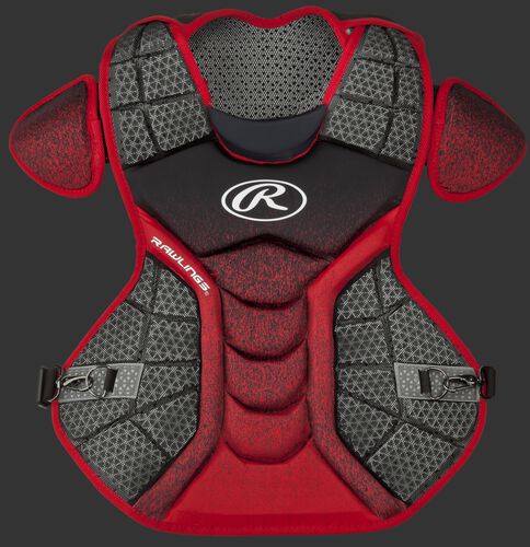Velo Intermediate Chest Protector Black/Scarlet