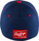 Back view of Rawlings Black Clover USA Fitted Hat - SKU: BCRBCU0071 image number null